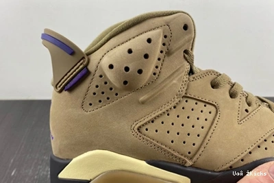 Jordan 6 602 Gore-Tex Kelp Breathable  Brown Retro FD1643-300 (Women's) 0719